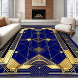 Luxurious Linear Diamond Design(Blue)