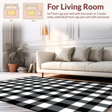 Timeless Farmhouse Inspired Checkerboard Look(Black)