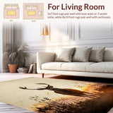 Deer Hide Patterned for Cozy Spaces(Beige)