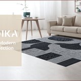 Modern Geometric Border Design(Gray)