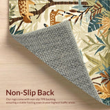 Whimsical Jungle Animal Print Perfect for Kids Rooms(Beige)