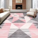 Vibrant Abstract Triangle Aesthetic(Pink)