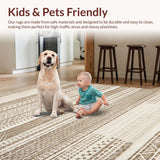 Stylish Layered Diamond Motif(Beige)