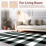 Chic Rustic Checkerboard Style(Black)