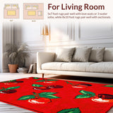 Bright Whimsical Petal Shapes(Red)