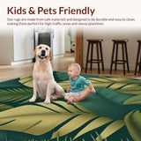 Contemporary Tropical Vibe Textile(Green)