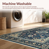 Elegant Blue Tiled Motif(Blue)