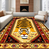Vintage Yellow Boho Non Slip Tiger(Yellow)
