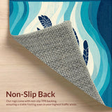 Chic Coastal Sea Turtle Motif(Blue)