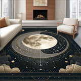 Whimsical Gray and Brown Geometry(Black)