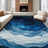Celestial Blue Starry Motif(Blue)