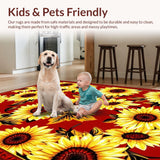 Contemporary Floral Whimsy Touch(Red)