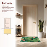 Sophisticated Earthy Floral Composition(Green)