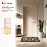 Seasonal Spring Mushroom Decorative for Entryway(Blue)