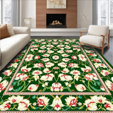 Lush Garden Motif with Depth(Green)