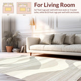 Modern Creamy Wavy Play(Beige)