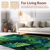 Tropical Floral Textured Elegance(Green)