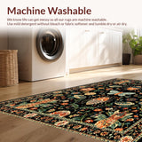 Intricate Insect Floral Motif(Black)
