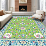 Sophisticated Symmetrical Floral Elements(Green)