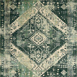 Artful Distressed Linear Composition(Black)