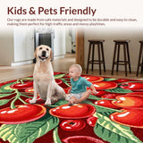 Whimsical Plush Patterned Accent(Red)