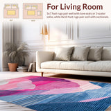 Artistic Abstract Pink Blue Fusion(Pink)