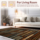 Animal Print Faux Hide Entryway Statement(Beige)