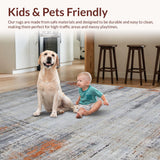 Artful Symmetrical Gray and Rust(Gray)