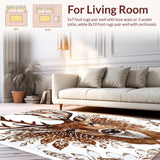 Multicolor Wildlife Area Mat(Brown)