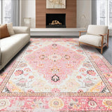 Delicate Pink Geometric Motif(Pink)