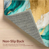 Chic Turquoise and Gold Fusion(Gold)