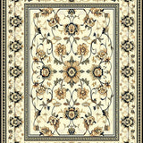 Classic Floral Area(Beige)