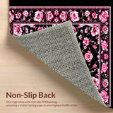 Sophisticated Pink and Black Elegance(Black)