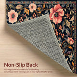 Vibrant Botanical Artistry Accent(Black)