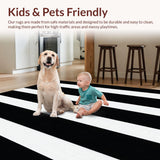 Modern Classic Symmetrical Stripes(Black)