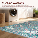 Vibrant Teal Botanical Harmony(Blue)