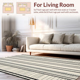 Sophisticated Striped Monochrome Aesthetic(Beige)