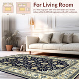 Serene Vintage Floral Atmosphere(Blue)