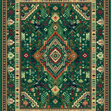 Timeless Vintage Floral Embellishments(Green)