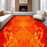 Chic Abstract Flame Aesthetic Fusion(Orange)