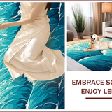 Summer Seaside Aesthetic Non Slip Area(Blue)