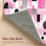 Stylish Tiled Geometric Motif(Pink)