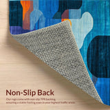 Vibrant Abstract Expressionist Palette(Blue)