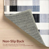 Modern Black and White Striped Geometric Design(Gray)