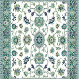 Artful Distressed Floral Display(White)