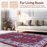 Sophisticated Lattice Floral Motif(Red)