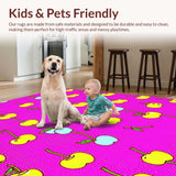 Charming Pink Geometric Play Space(Pink)