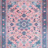 Contemporary Blue Tones Design(Pink)