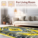 Tribal Distressed Grey Yellow(Yellow)