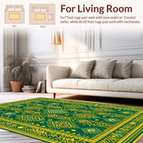 Minimalist Bright Trellis Accent(Green)